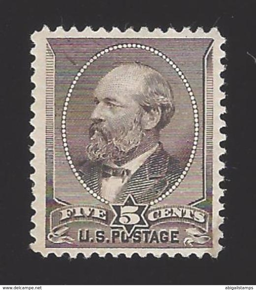 US #205 1882 Brown Perf 12 Mint OG F-VF SCV $250 - Neufs