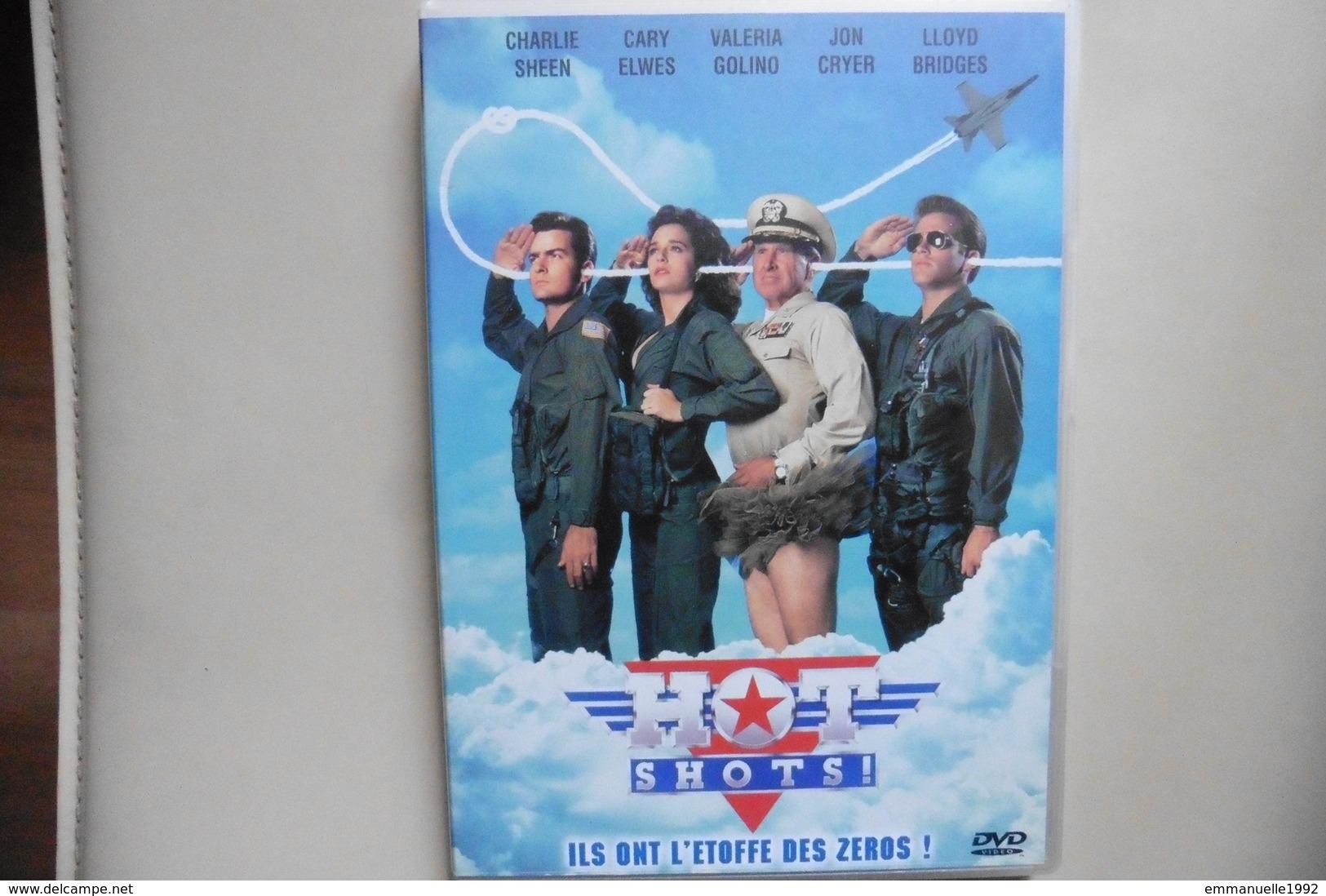 DVD Hot Shots ! Charlie Sheen Cary Elwes Valeria Golino - Tres Bon Etat - Comedy