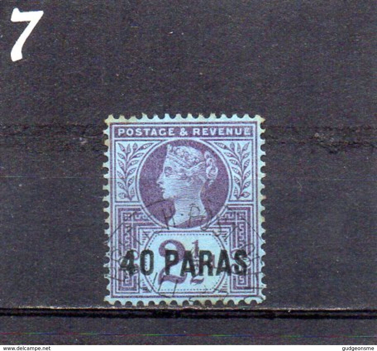 1885 40pa On 2 1/2d Used - British Levant