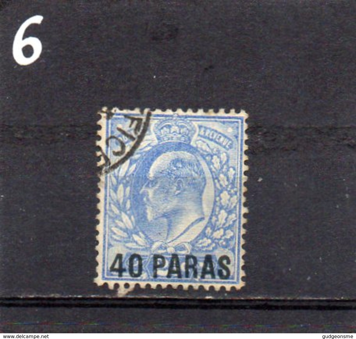 1902 40pa On 2 1/2d Used - British Levant