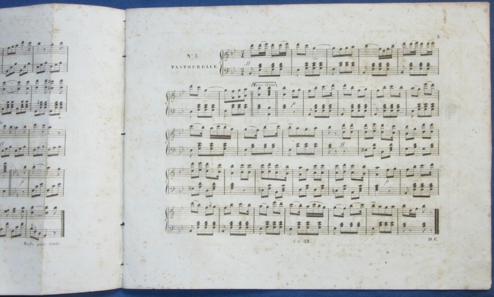 CAF CONC PIANO GF DANCE DANSE NAPLES PARTITION XIX STRAUSS QUADRILLE SUR DES AIRS NAPOLITAINS INÉDIT ±1850 Ill AV - Autres & Non Classés