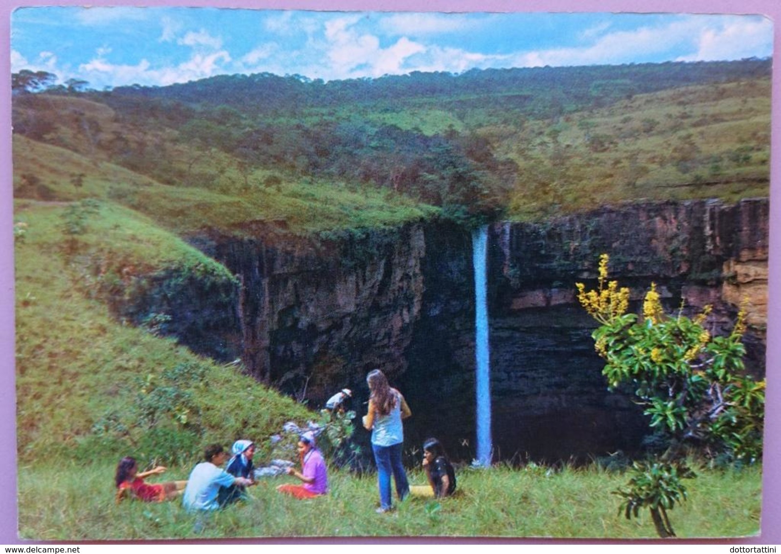 CUIABA - Veu De Noiva, Cachoeira Localizada Na Chapada Dos Guimaraes - Mato Grosso - Brasil Turistico - Waterfall   Nv - Cuiabá