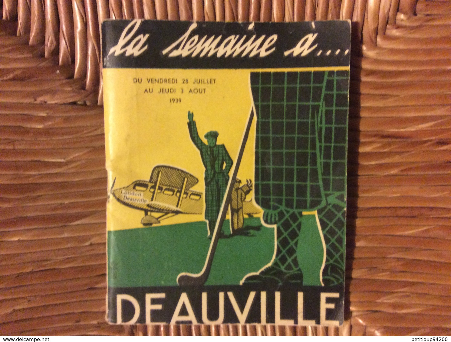 PROGRAMME LA SEMAINE À DEAUVILLE La Plage Fleurie   SAISON 1939 - Programmes