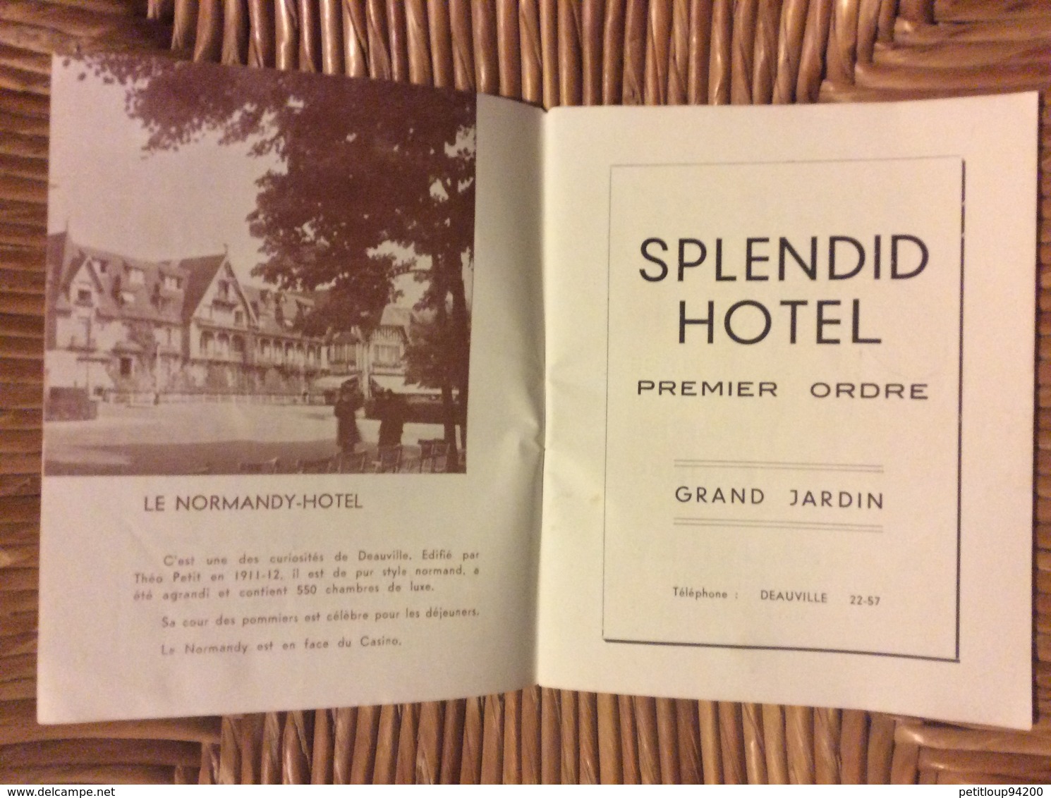 PROGRAMME LA SEMAINE À DEAUVILLE La Plage Fleurie   SAISON 1939