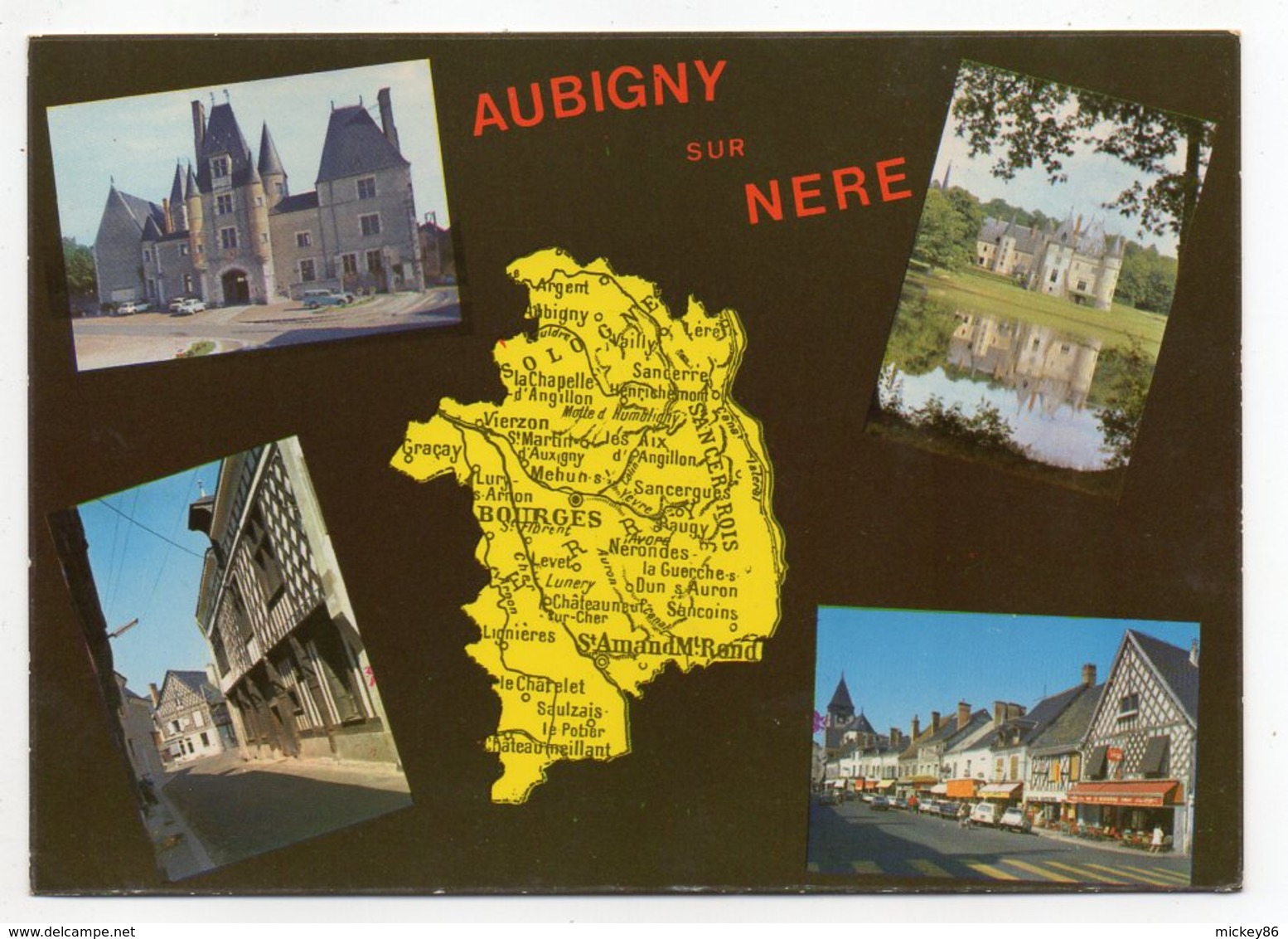 AUBIGNY SUR NERE--carte Géographique + Multivues................à Saisir - Aubigny Sur Nere