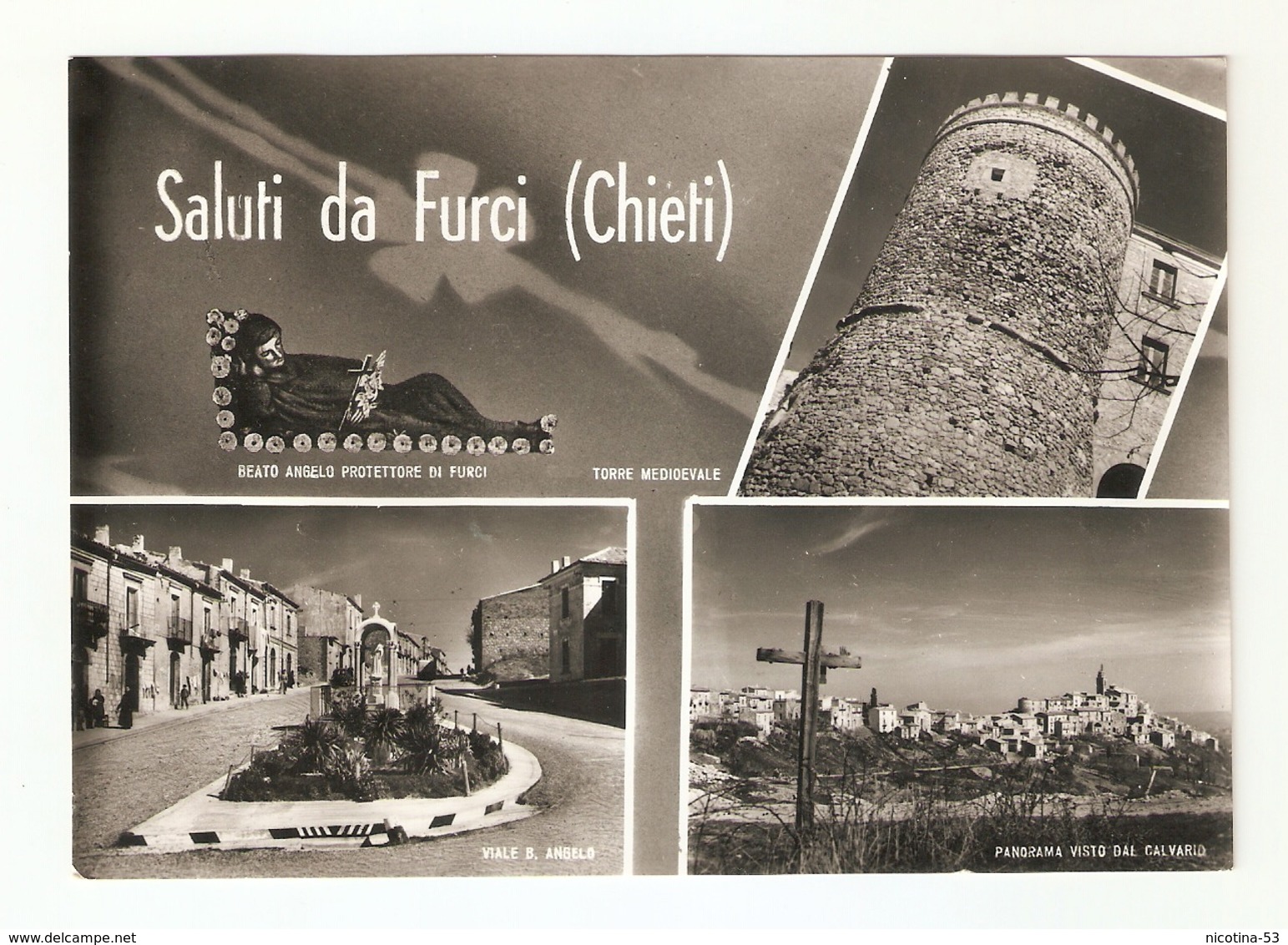 CT--02845-- SALUTI DA FURCI ( CHIETI ) 4 VEDUTINE - - Chieti