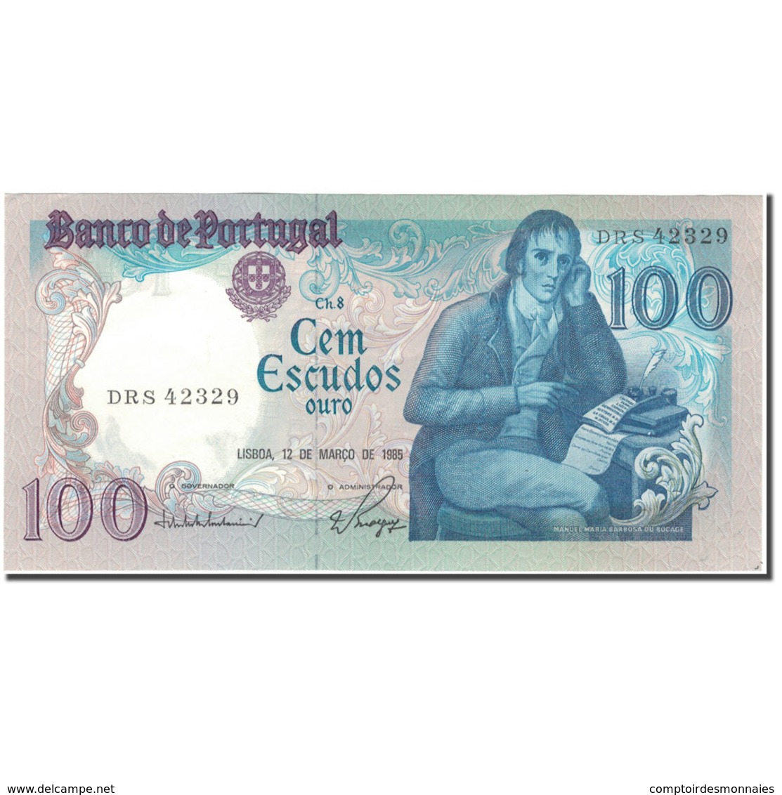 Billet, Portugal, 100 Escudos, 1985-03-12, KM:178d, NEUF - Portugal