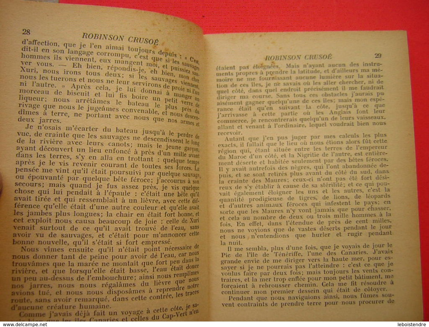 BIBLIOTHEQUE VERTE HACHETTE 1955 DANIEL DE FOE  ROBINSON CRUSOE  ILLUSTRATIONS DE J PECNARD