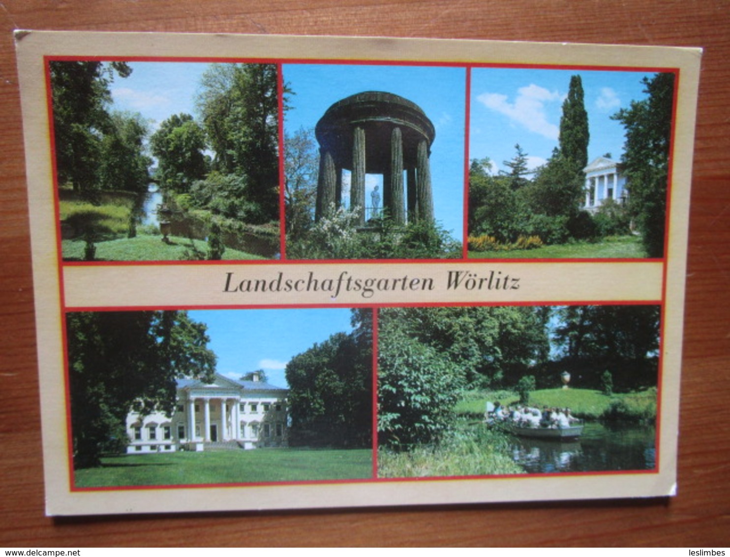 Landschaftsgarten Worlitz. An Der Goldenen Ume. Venustempel. Floratempel. Schlossmuseum. Reichenbach 301313/90 - Woerlitz