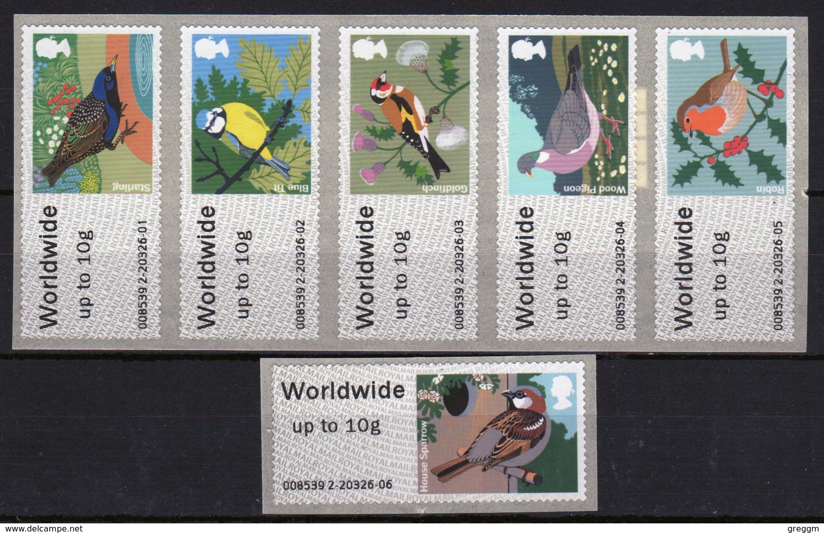 GB Post & Go Faststamps Birds Of Britain - (1st Series) - FS 2 - Post & Go (automaten)