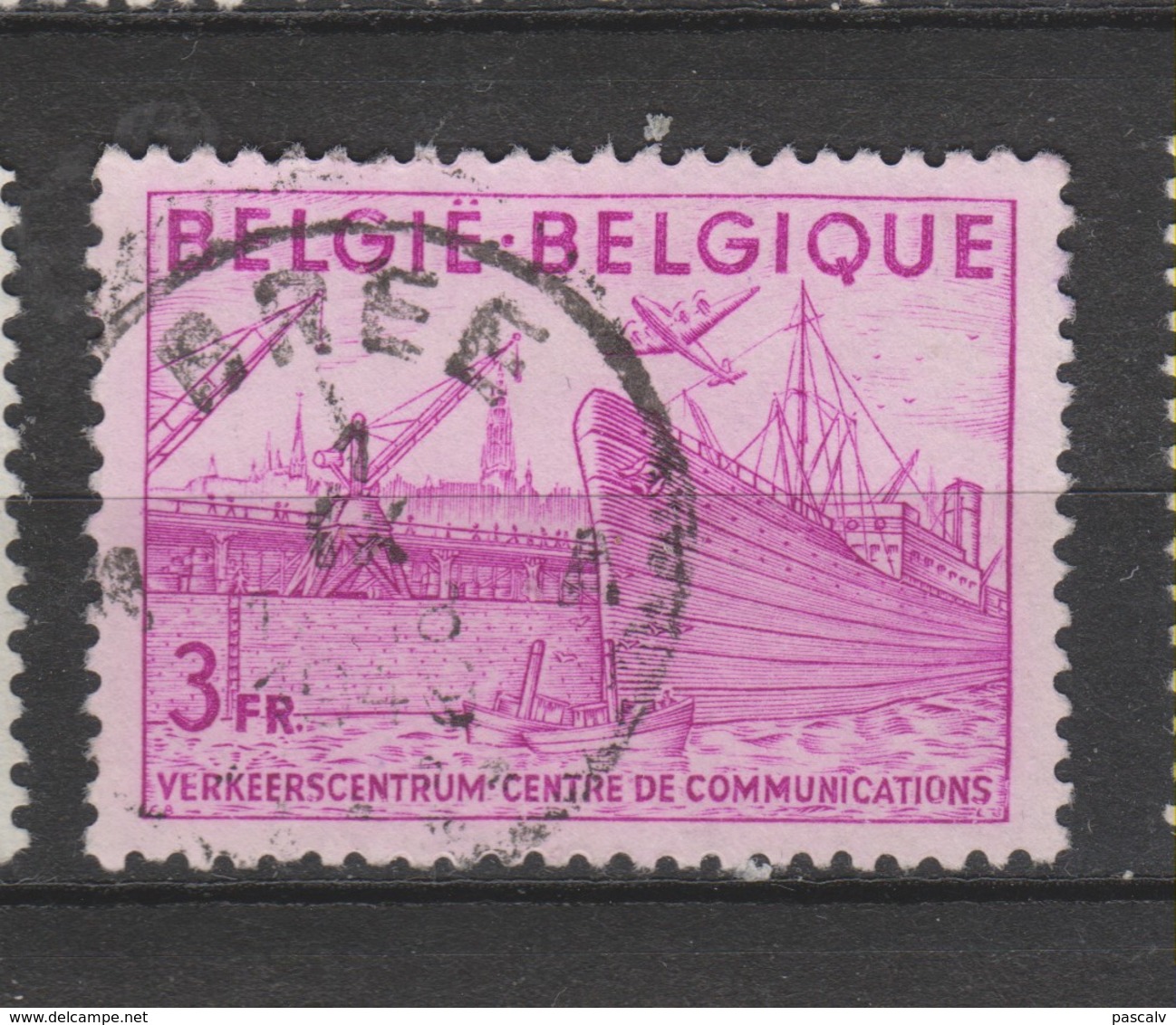 COB 770 Oblitération Centrale BREE - 1948 Export