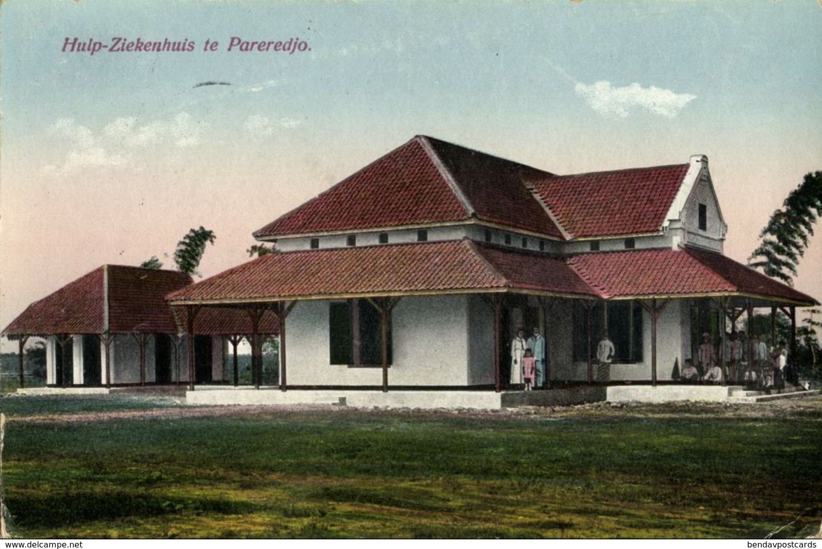 Indonesia, JAVA PAREREDJO, Hospital (1928) Mission Postcard - Indonesia