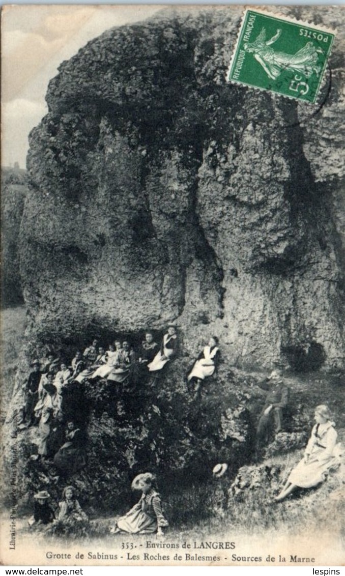 52 - SABINUS --  Grotte -Les Roches De Balesmes - Autres & Non Classés