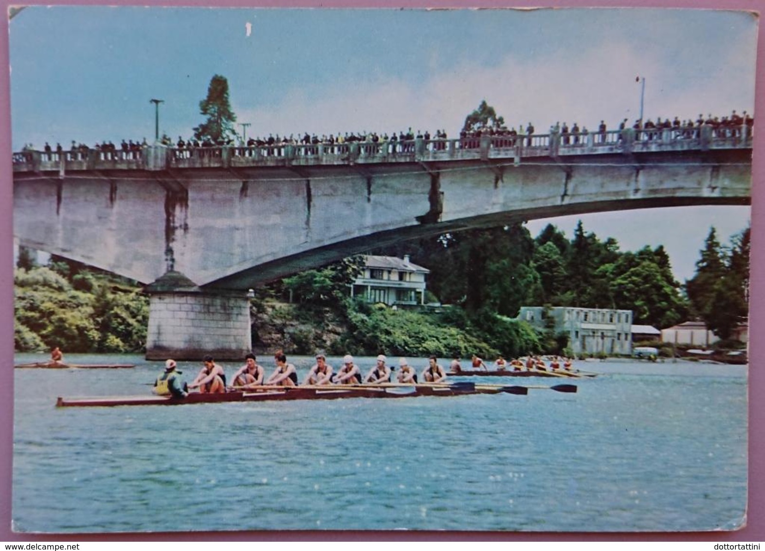 Regata En Rio Calle-Calle - Chile Valdivia - Canottaggio Rowing Aviron  Nv - Chili