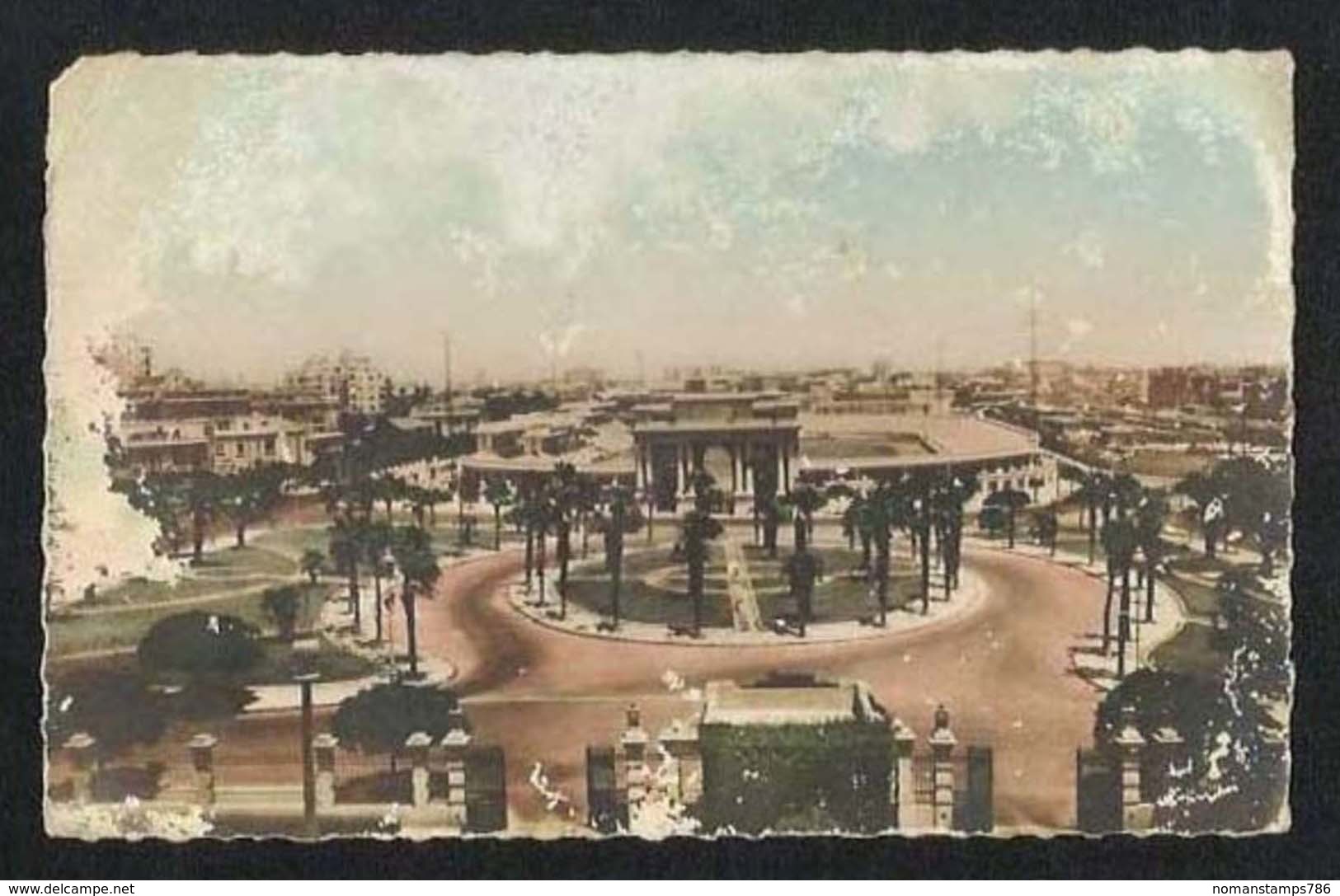 Egypt Old Picture Postcard Alexandria Stadium View Card - Alexandria