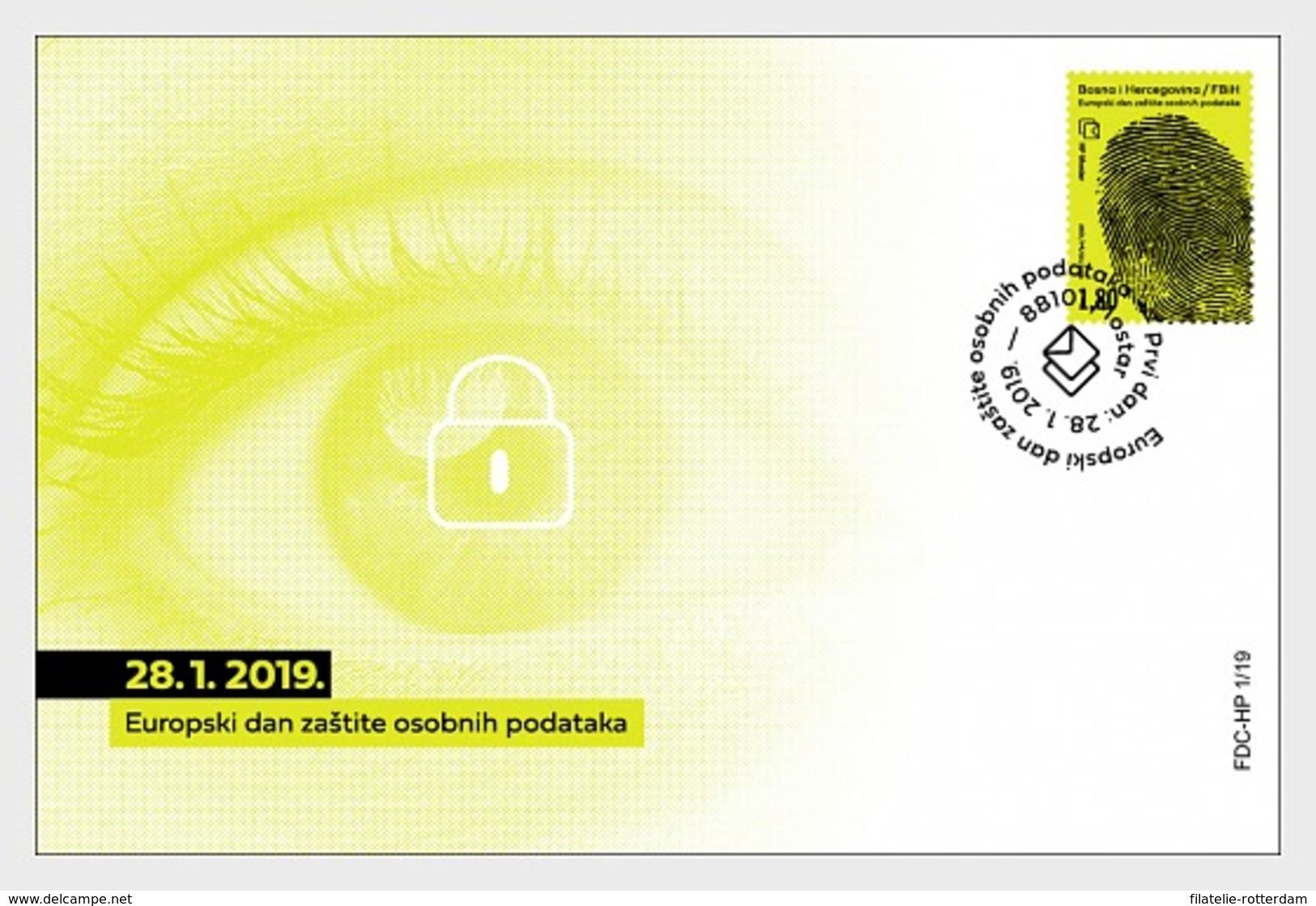 Bosnië / Bosnia - Postfris / MNH - FDC Europese Data Bescherming 2019 - Bosnië En Herzegovina