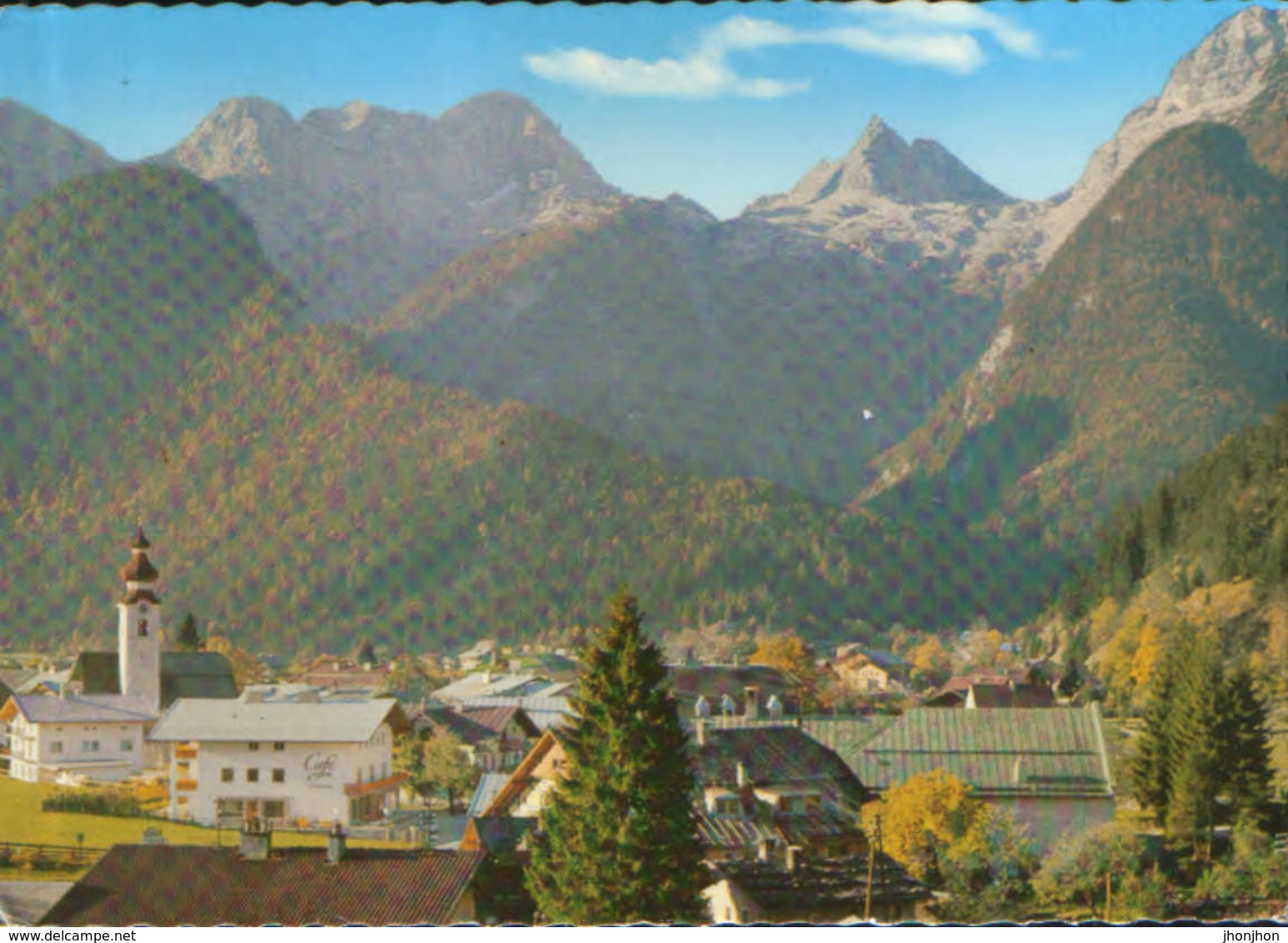 Osterreich - Postcard Circulated In 1982- Health Resort Lofer - Partial Overview - 2/scans - Lofer