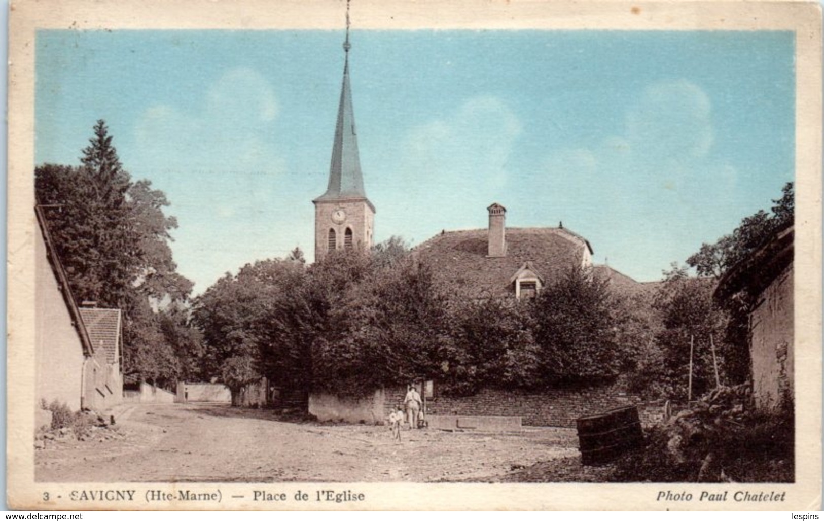 52 - SAVIGNY -- Place De L'Eglise - Autres & Non Classés