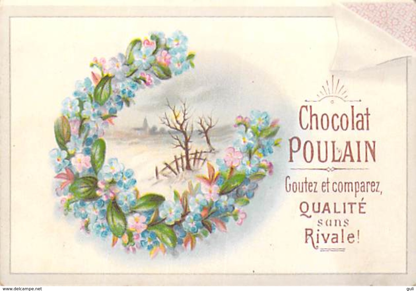 Chromos & Images > Chromos > Chocolat > POULAIN  Lot De 5 Images -scan R/V - Poulain