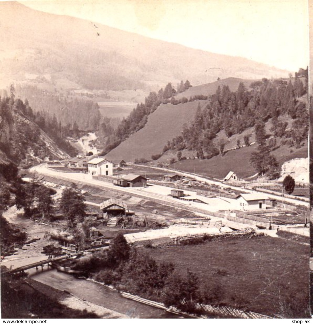 AK-01053/ Hüttau  Salzburg Stereofoto V Alois Beer ~ 1900 - Stereo-Photographie