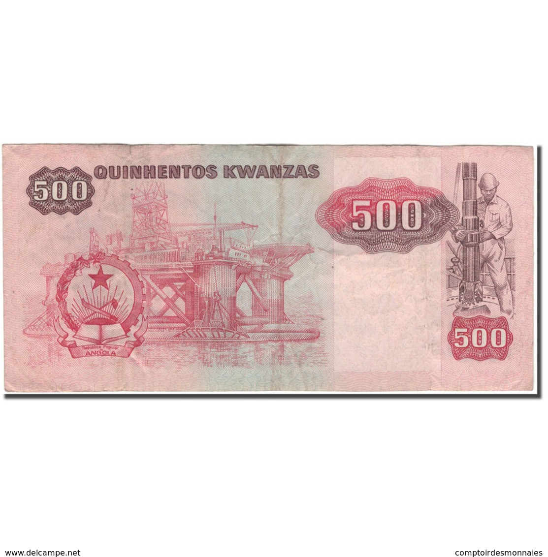 Billet, Angola, 500 Kwanzas, 1987-11-11, KM:120b, TB+ - Angola