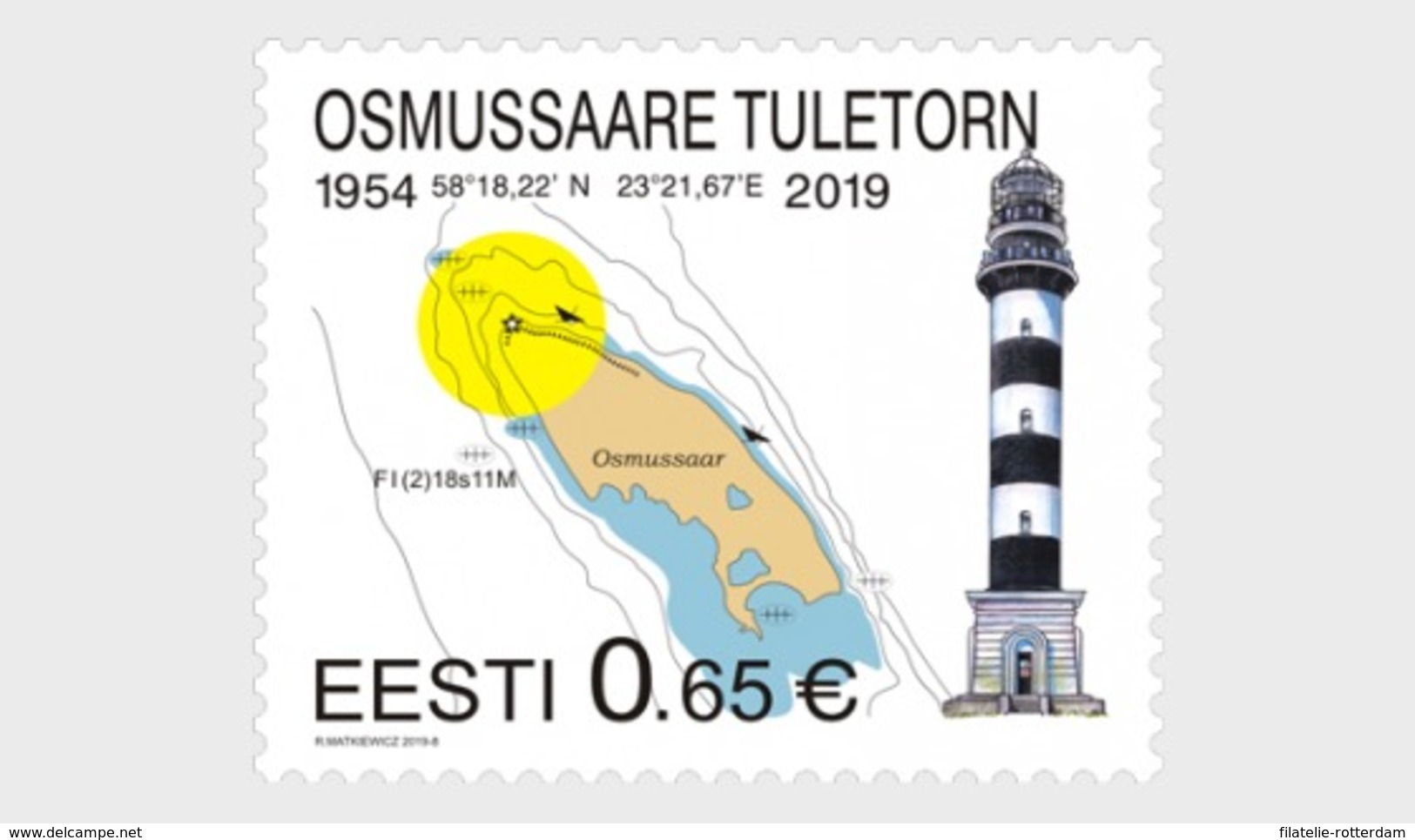 Estland / Estonia - Postfris / MNH - Vuurtoren 2019 - Estland