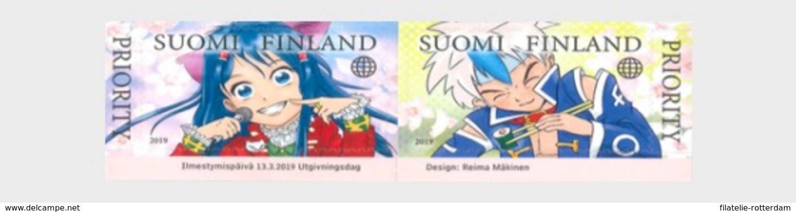 Finland - Postfris / MNH - Complete Set Japanse Cartoons 2019 - Neufs