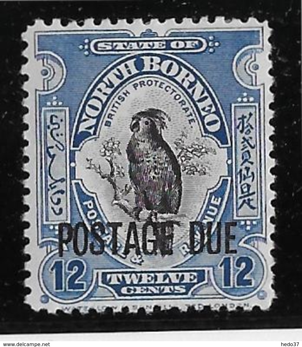 Bornéo Du Nord Taxe N°38 - Oiseaux - Neuf * Avec Charnière - TB - Nordborneo (...-1963)