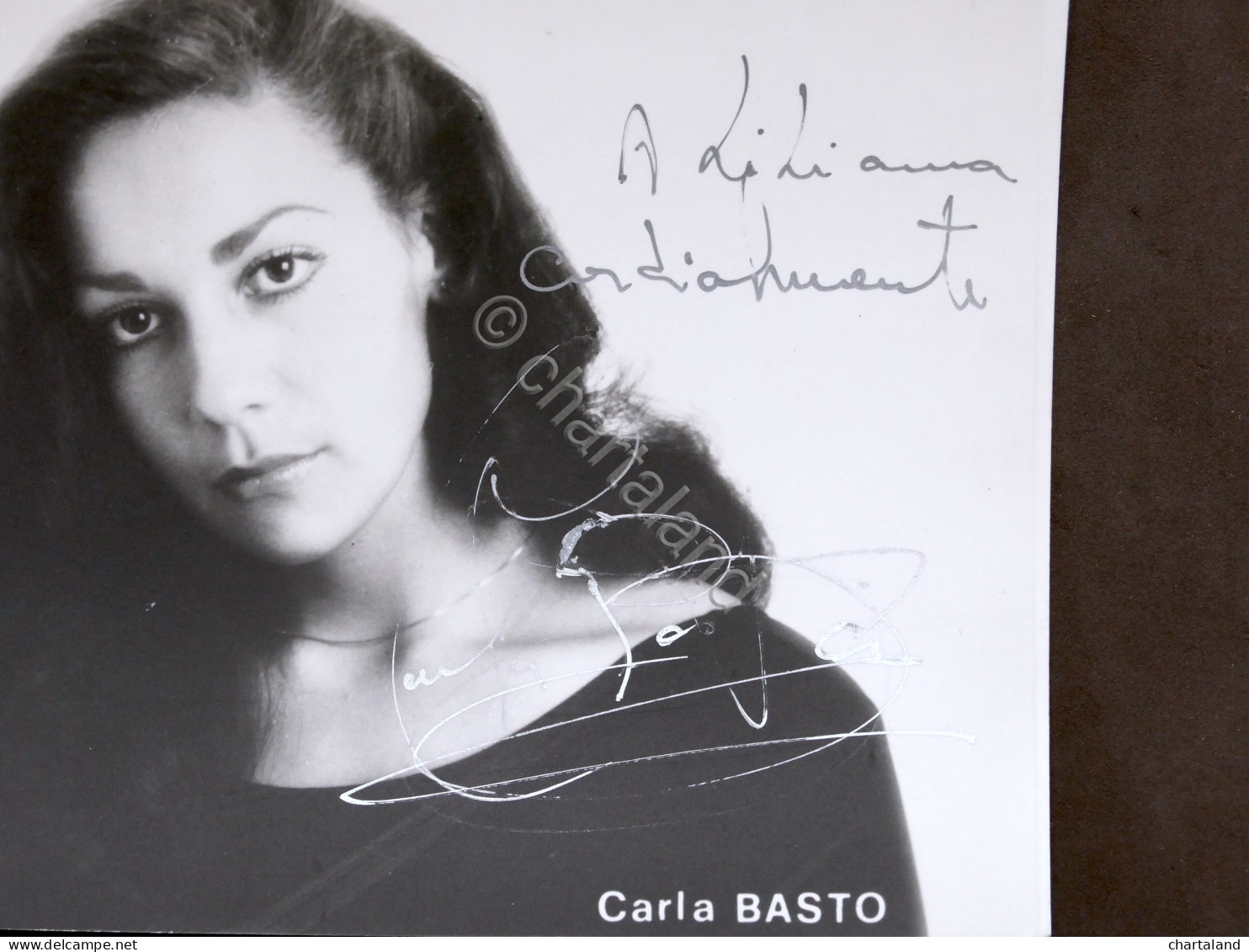 Musica Lirica - Autografo Della Cantane D'opera Carla Basto - Altri & Non Classificati