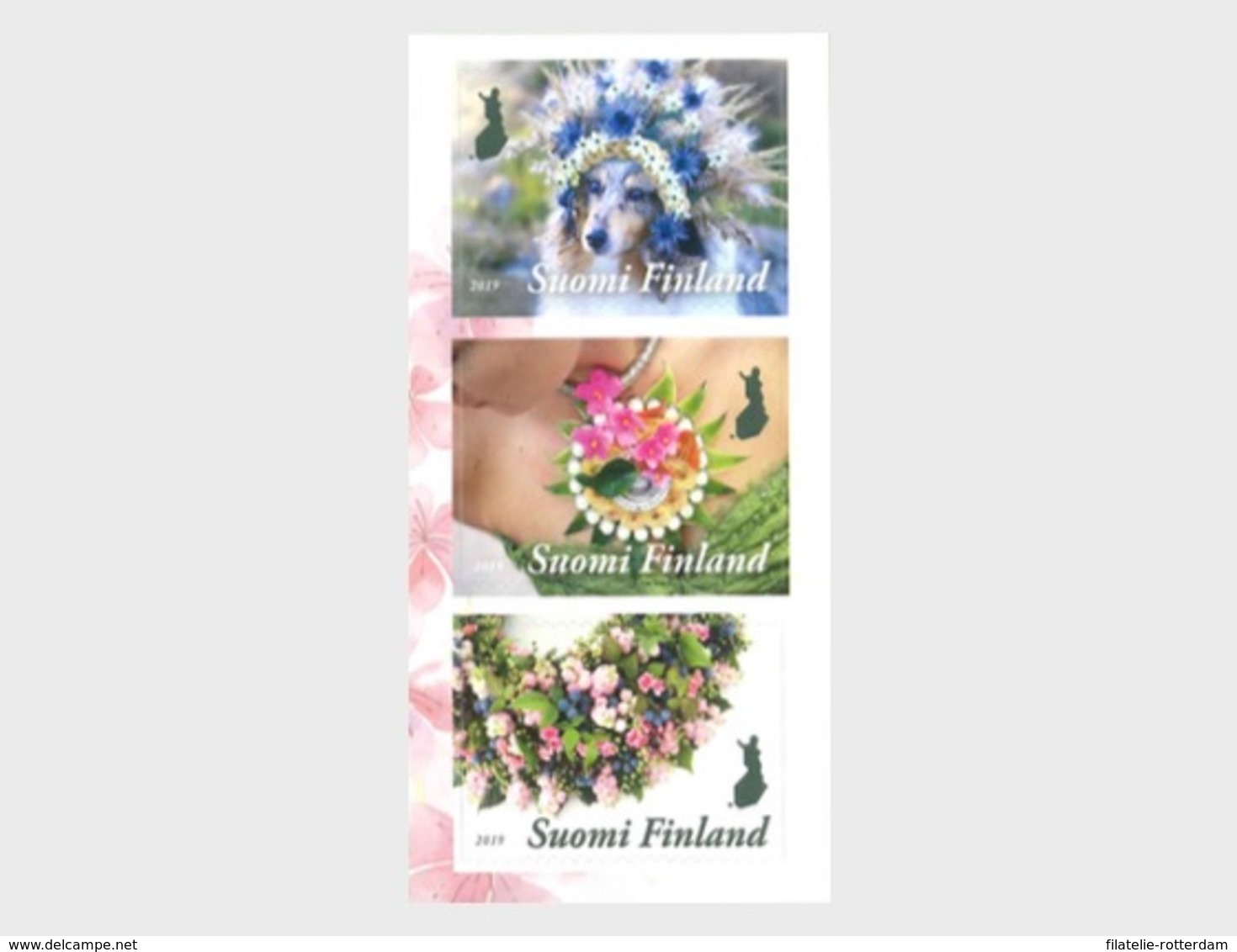 Finland - Postfris / MNH - Complete Set Bloemsierkunst 2019 - Ongebruikt