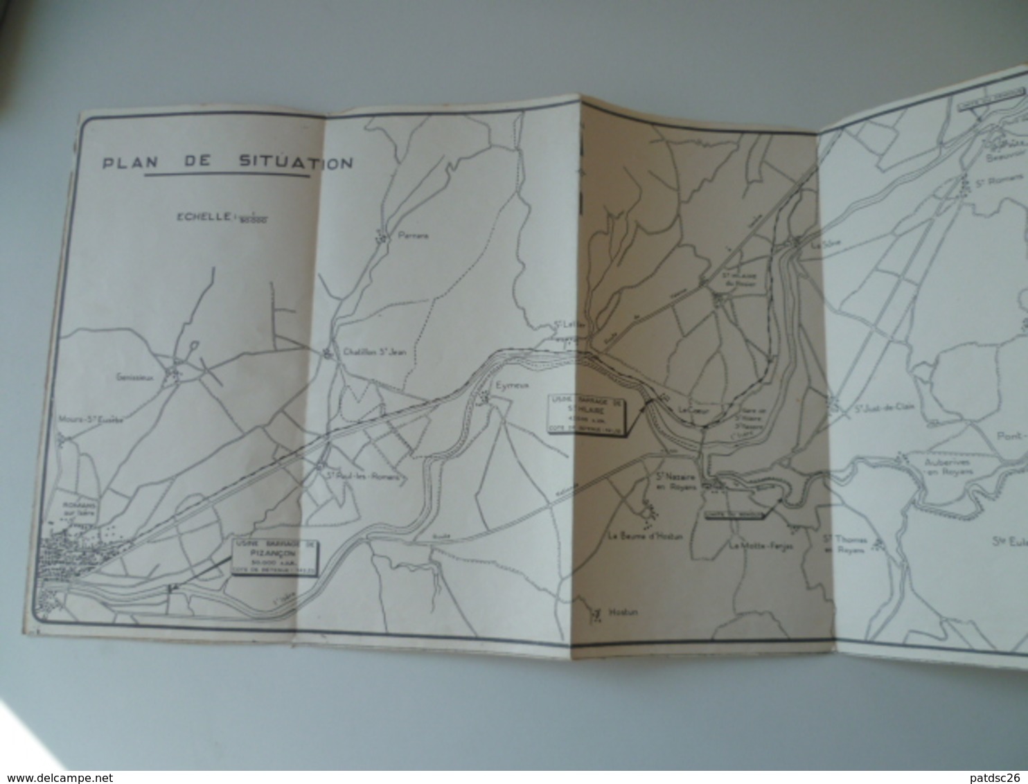 EDF  ELECTRICITE  BARRAGE  CHUTE DE ST HILAIRE  MAI 1957 - Autres & Non Classés