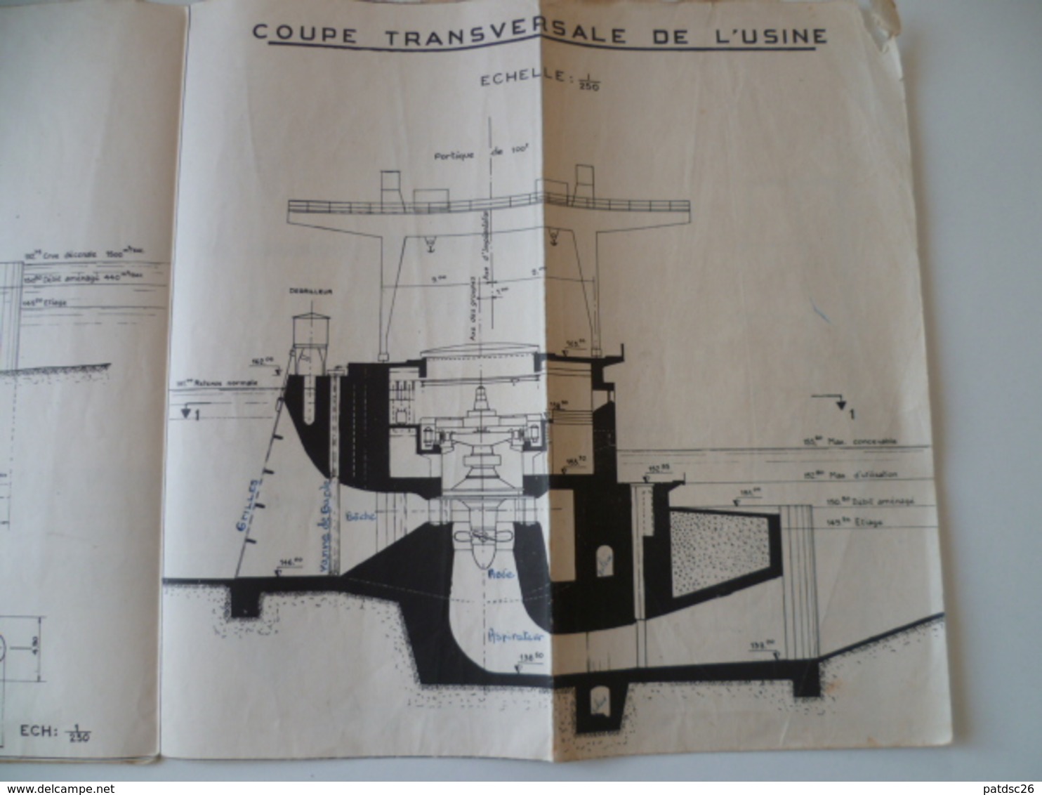 EDF  ELECTRICITE  BARRAGE  CHUTE DE ST HILAIRE  MAI 1957 - Autres & Non Classés