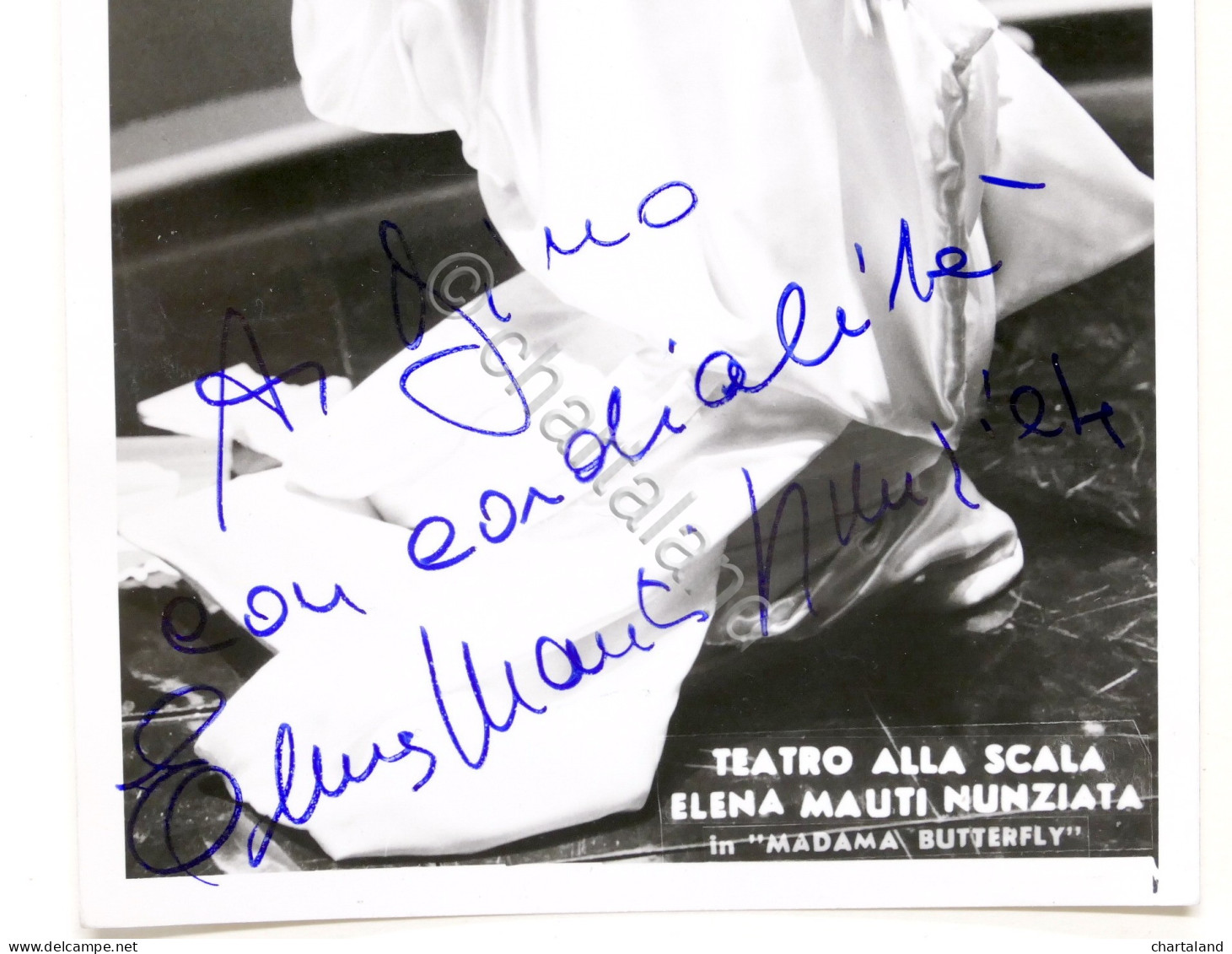 Musica Lirica - Autografo Del Soprano Elena Mauti Nunziata - Anni '70 - Altri & Non Classificati