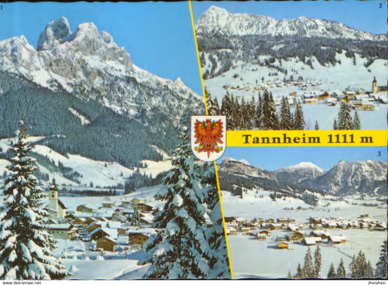 Osterreich - Postcard Circulated In 1982 -  Tannheim -  Multiviews  - 2/scans - Tannheim