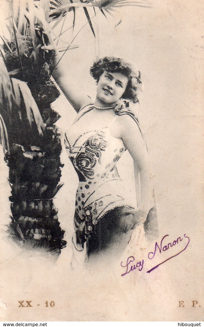 CPA, Lucy Nanon Ou Naron, Belle Jeune Femme En Maillot 1904 - Autres & Non Classés