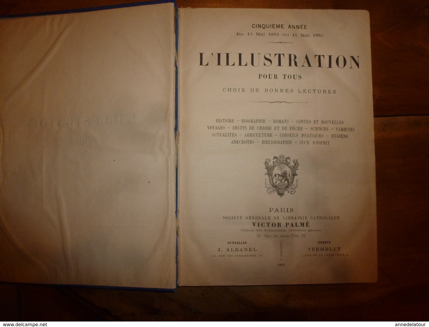 Rare 1882-83 :L'ILLUSTRATION POUR TOUS > Effets Du Hachiche;Les Chiens D'arrêt;Duguesclin;Jeanne D'Arc;Sorcellerie; Etc - Revues Anciennes - Avant 1900