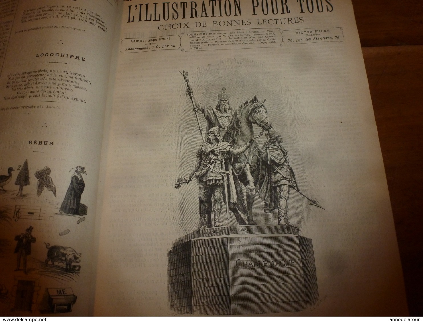 Rare 1882-83 :L'ILLUSTRATION POUR TOUS > Effets du hachiche;Les chiens d'arrêt;Duguesclin;Jeanne d'Arc;Sorcellerie; etc