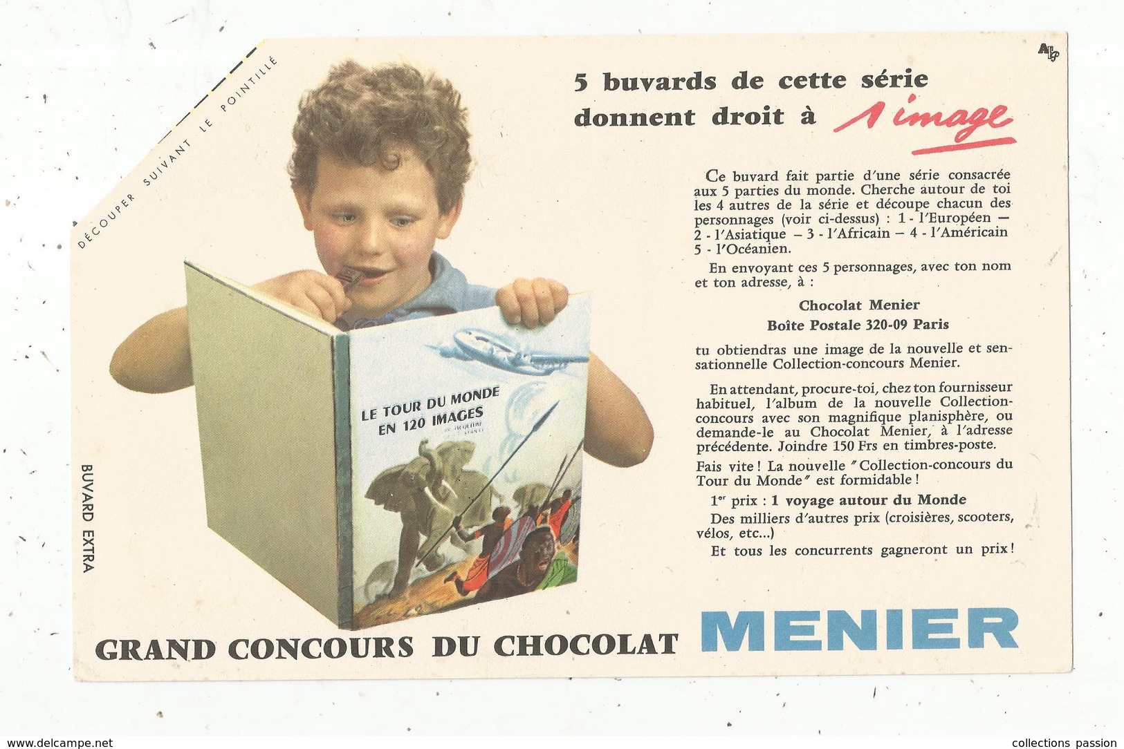 BUVARD , Chocolat MENIER ,grand Concours, Frais Fr : 1.55€ - Food