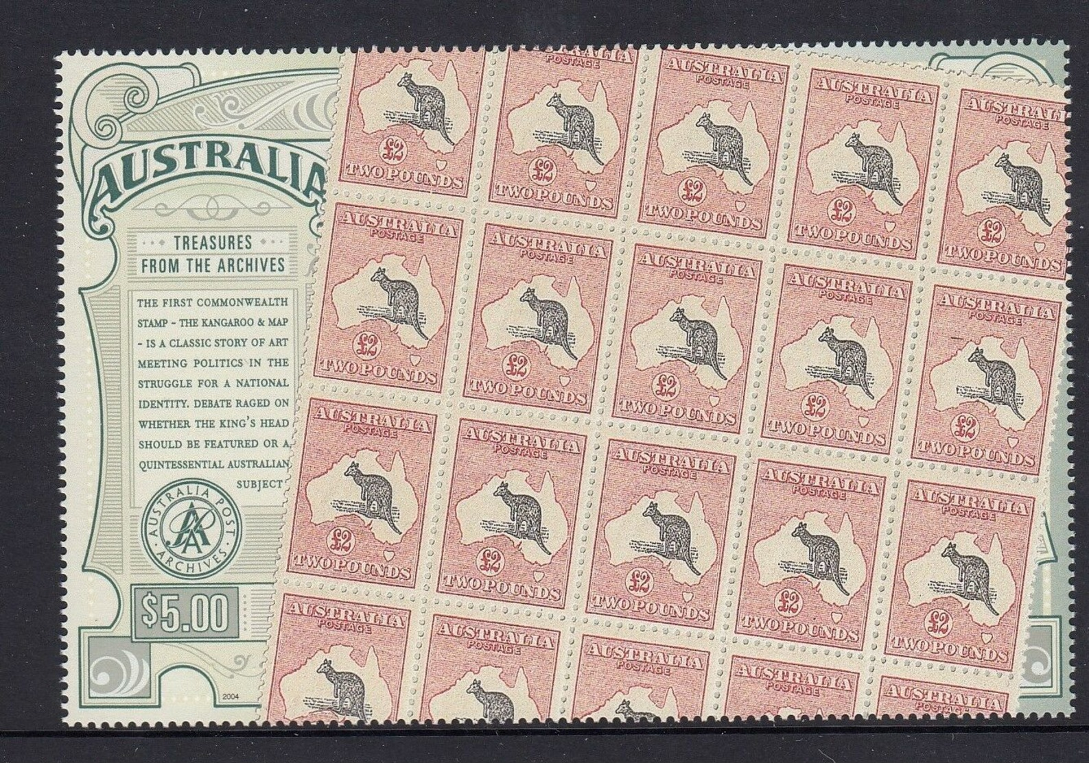 AUSTRALIA, 2004, Treasures From Archives 1v Mnh - Nuevos