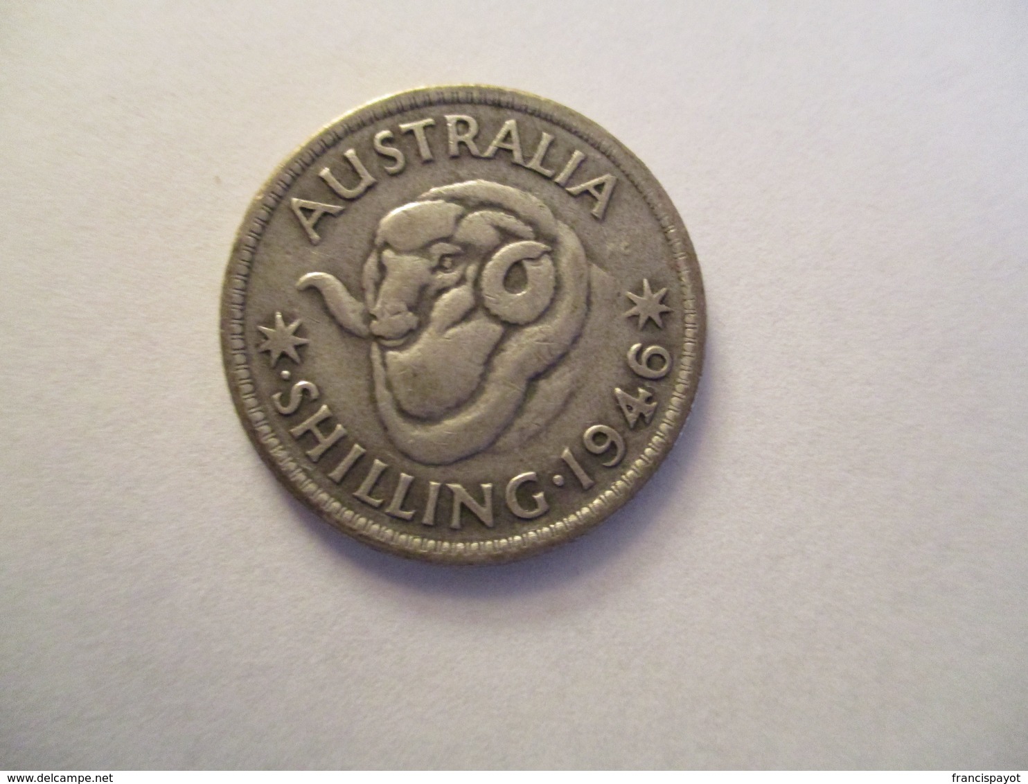 Australia: 1 Shilling 1946 - Sixpence