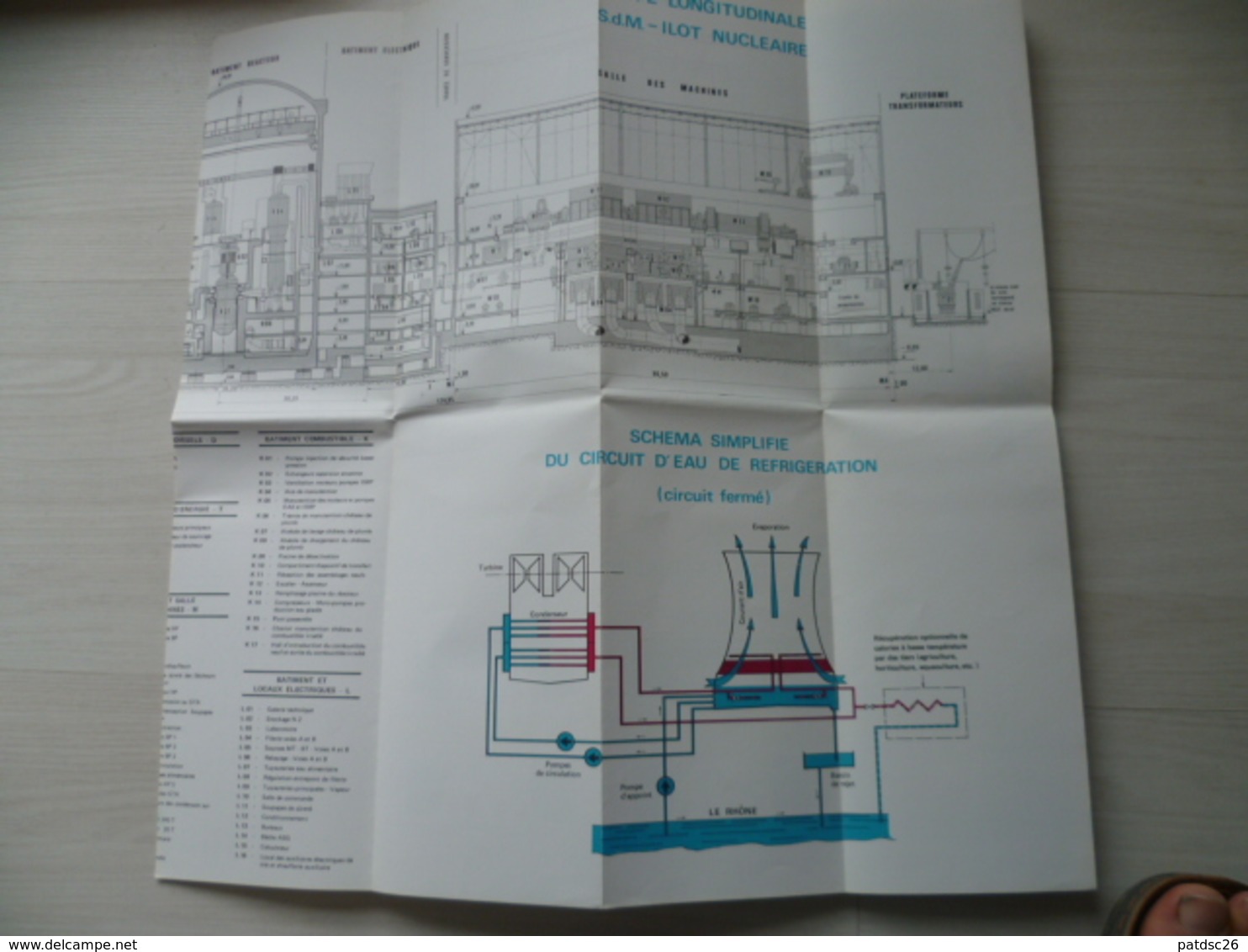 CENTRALE  NUCLEAIRE  DE CRUAS  ARDECHE   EDF  ELECTRICITE  AVRIL 1979 - Autres & Non Classés