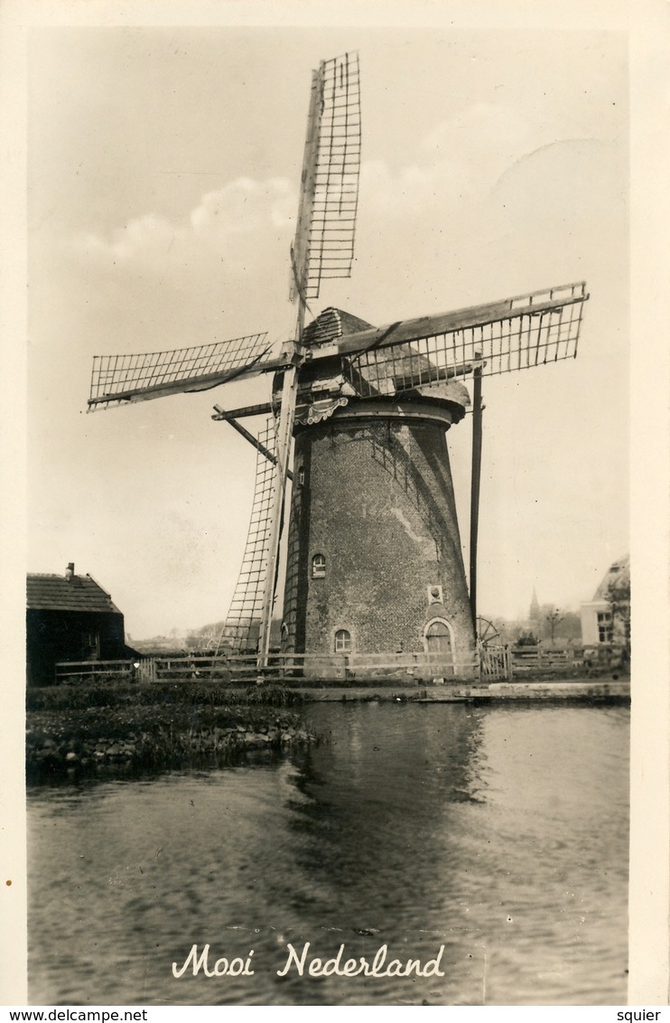 Voorschoten, Oranjeboom, Korenmolen, Windmill, Real Photo - Windmühlen