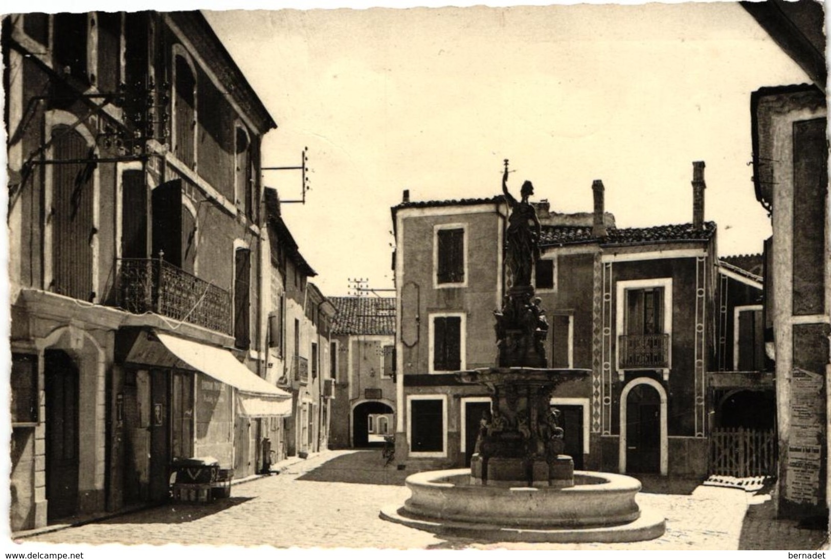 34 .. POMEROLS ... PLACE DE LA MAIRIE .. 1953 - Other & Unclassified