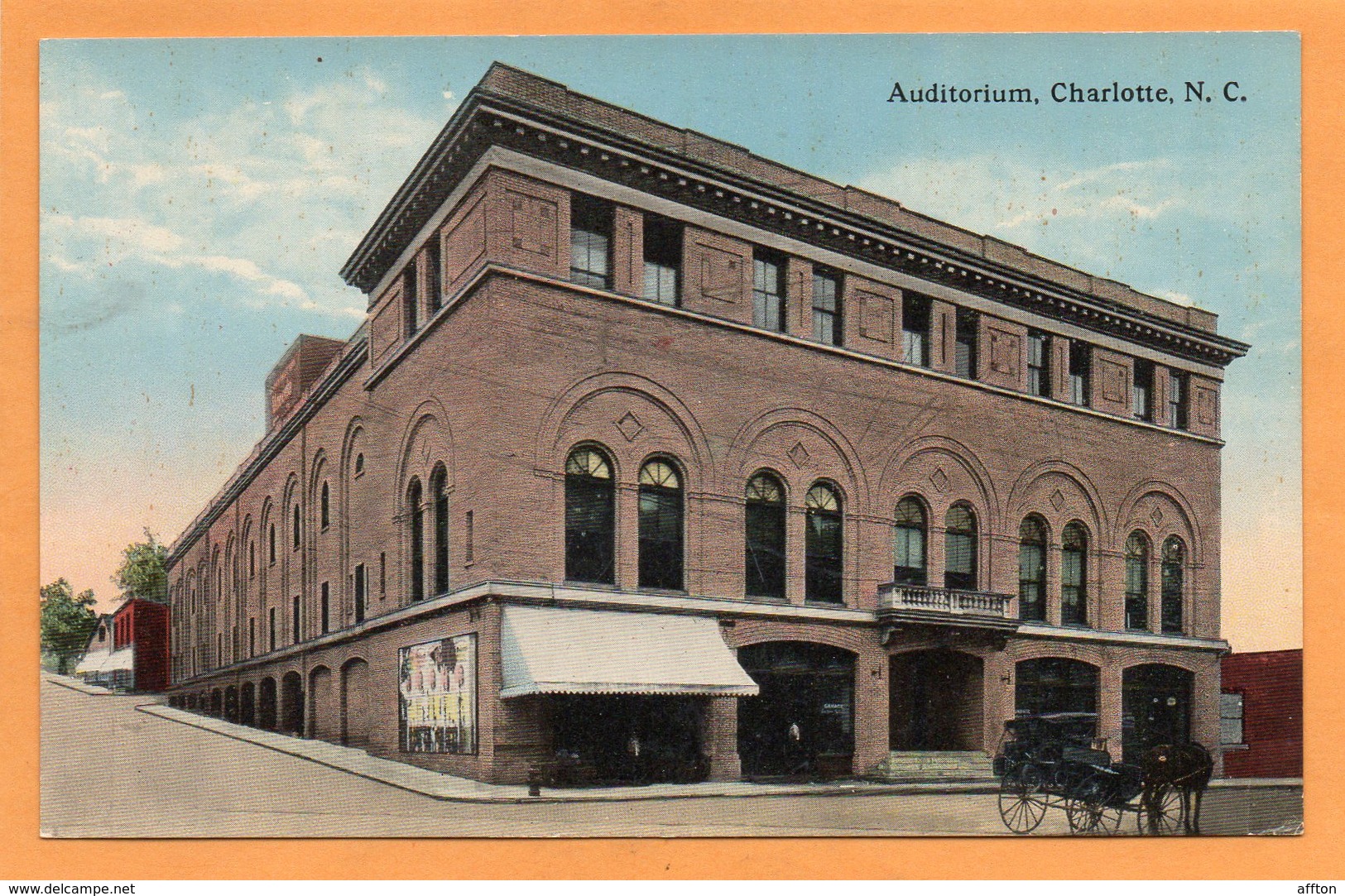 Charlotte NC 1915 Postcard - Charlotte