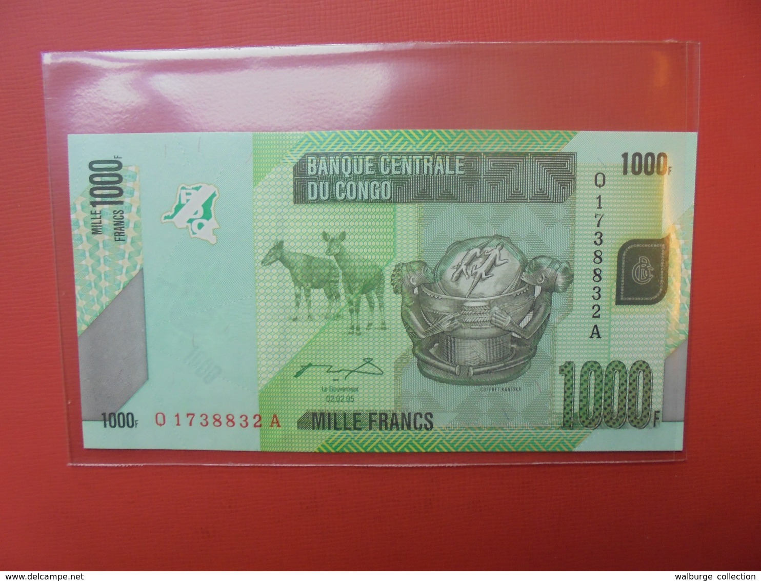 CONGO 1000 FRANCS 2005 PEU CIRCULER/NEUF - Repubblica Del Congo (Congo-Brazzaville)