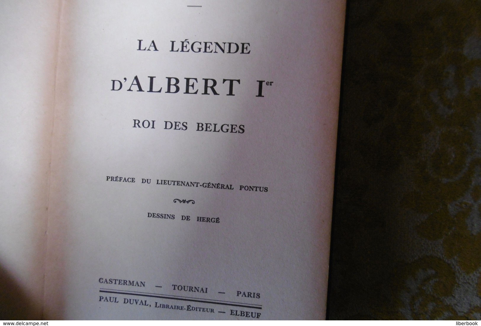 Dessins D'Hergé : La LEGENDE D'ALBERT 1 Er , Roi Des BELGES , 1934 - 1901-1940