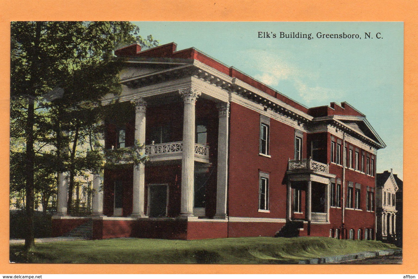 Greensboro NC 1910 Postcard - Greensboro