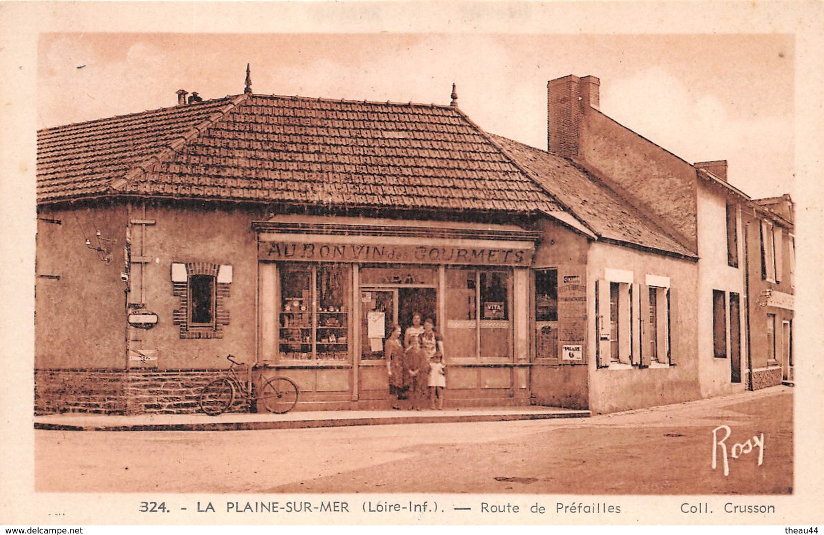 ¤¤   -   LA-PLAINE-sur-MER   -   Route De Préfaille  -  " Au Bon Vin Des Gourmets "    -   ¤¤ - Altri & Non Classificati