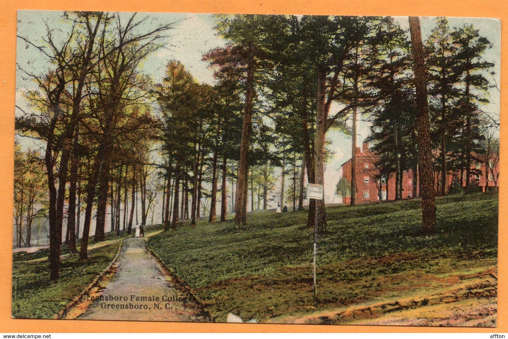 Greensboro NC 1908 Postcard - Greensboro