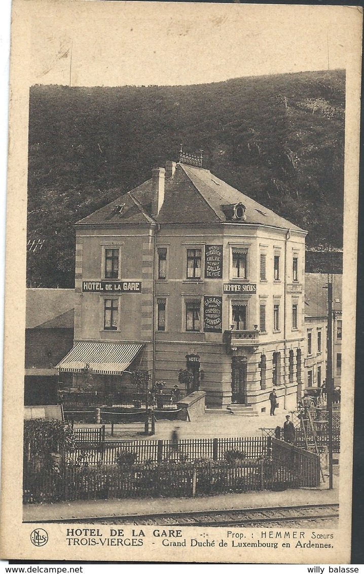 CPA Trois-Vierges Hôtel De La Gare - Ulflingen